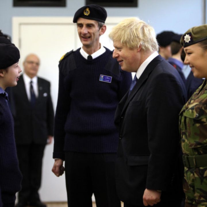 Mayor Boris Johnson Visits Merton Unit