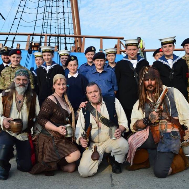 HM Bark Endeavour arrives in Whitby