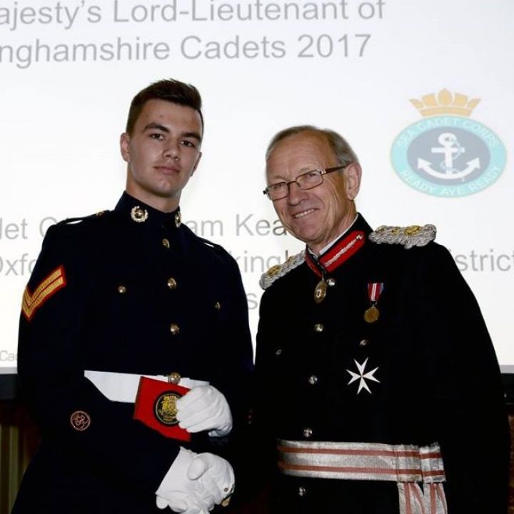 Royal Marine Cadet honoured - Sea Cadets
