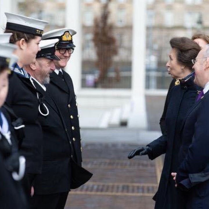TS Glasgow Welcomes HRH The Princess Royal