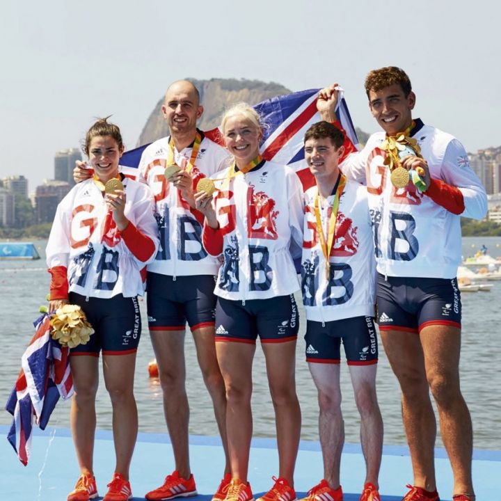 Team GB Gold Medallist Rowing team
