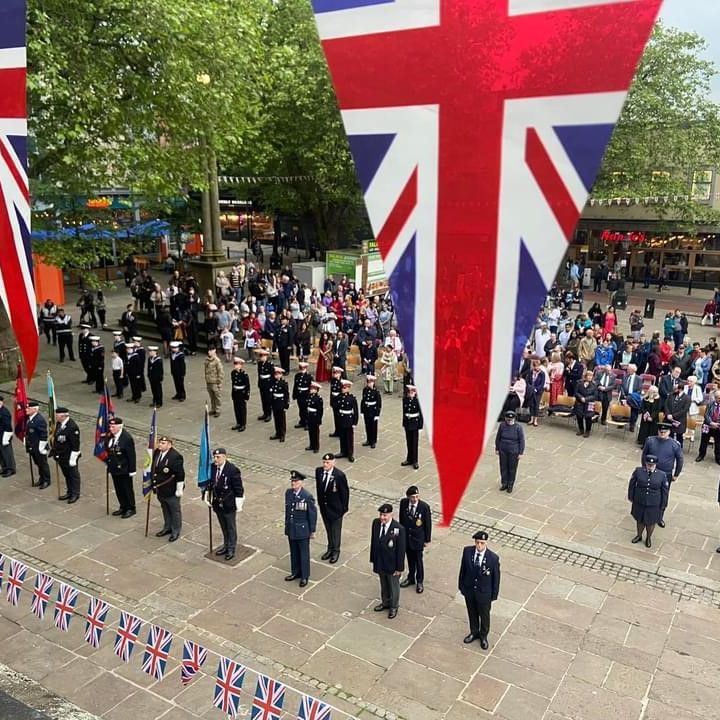 Preston Sea Cadets at the Queen's Jubilee beacon lighting