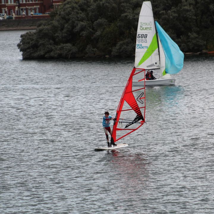 Milton Keynes first Windsurfing Regatta