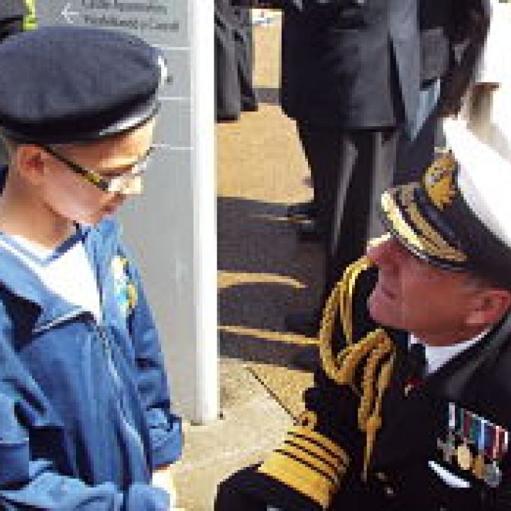 JUNIOR CADET MEETS FIRST SEA LORD - Sea Cadets