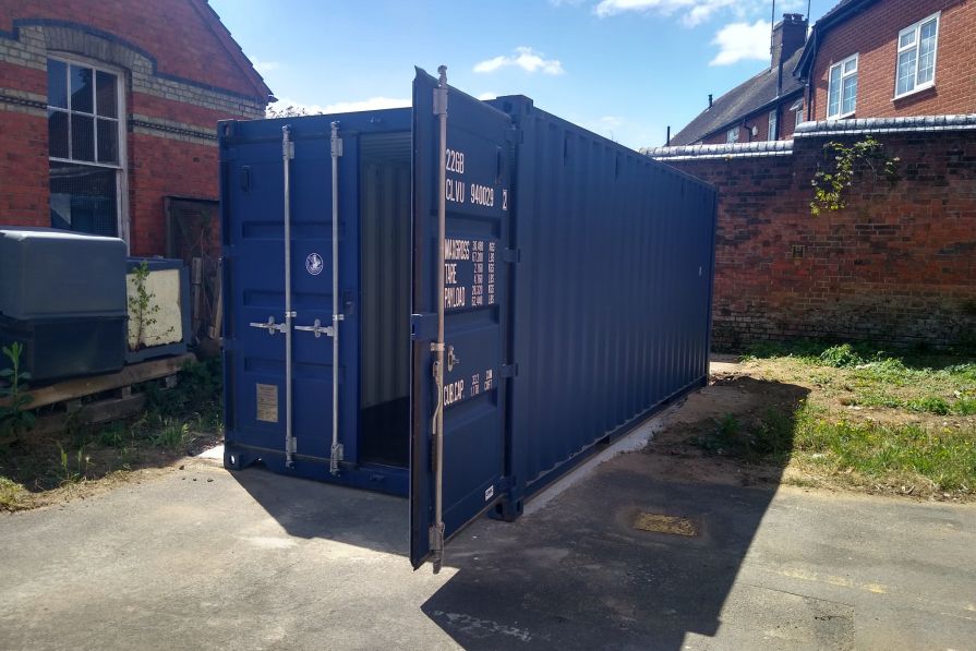 New Storage Container is in place
